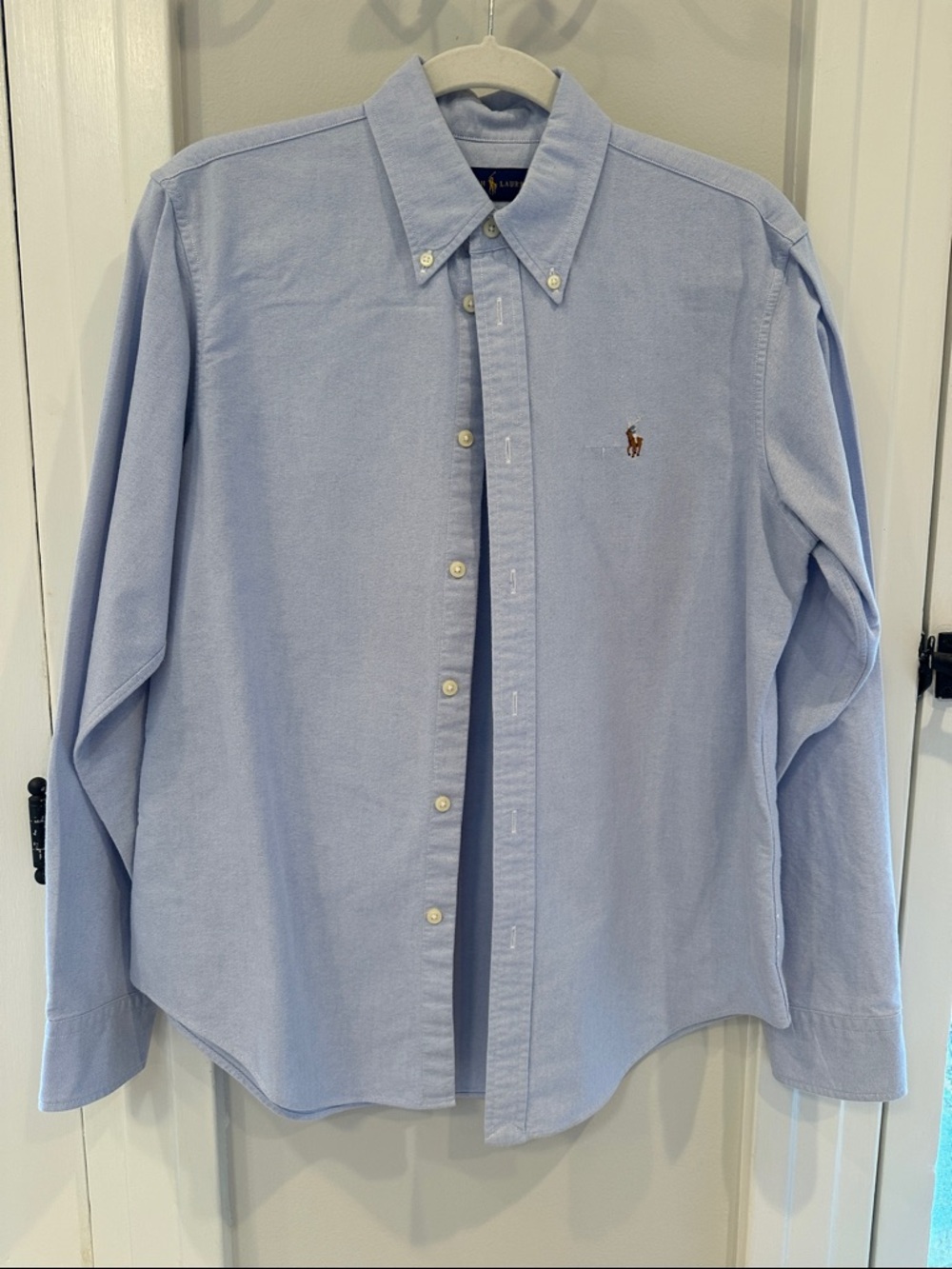 POLO RALPH LAUREN Iconic Slim Fit Cotton Stretch Oxford Shirt (Medium)